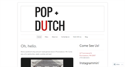 Desktop Screenshot of popanddutch.com