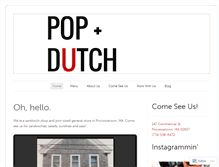 Tablet Screenshot of popanddutch.com